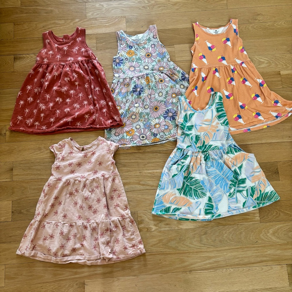 Spring/Summer Dress Bundle size 4-5 H&M, Cat & Jack, Little Co.